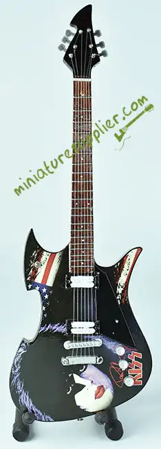 Miniature guitar replica Paul Stanley Kiss