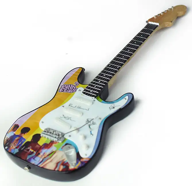 wholesale Miniature guitar replica Pink Floyd Back Catalogue made in Bali Indonesia