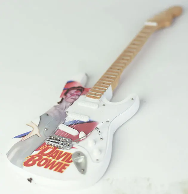 wholesale Miniature guitar replica David Bowie Ziggy Stardust made in Bali Indonesia