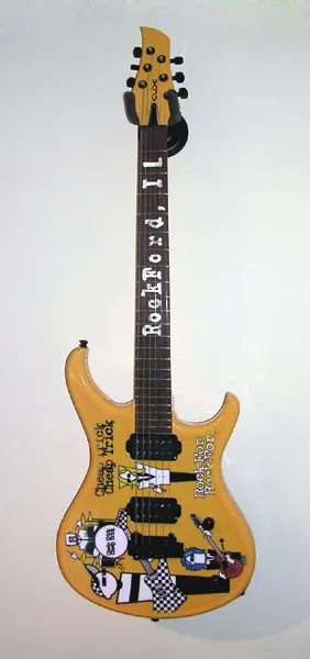 Miniature guitar replica Cheap Trick Rick Nielsen
