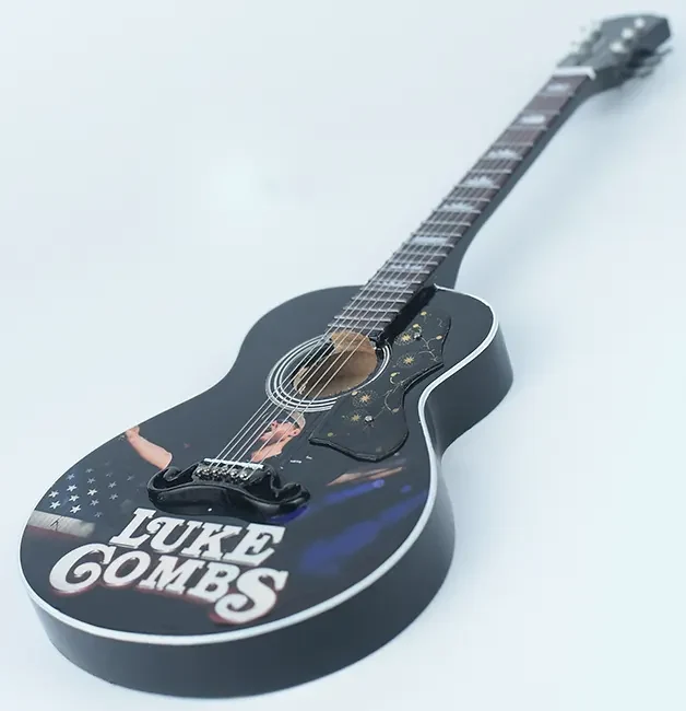 supplier miniature guitar acoustic Luke Combs handmade miniature acoustic guitar replica