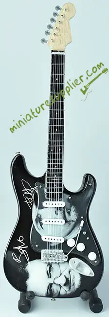 Miniature guitar Bono U2 hand made in nice quality