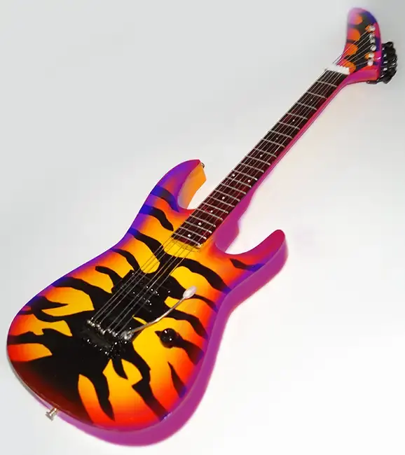 wholesale Miniature guitar George Lynch Sunburst Tiger from Bali Indonesia