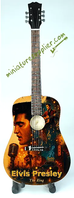 wholesale Miniature Acoustic Guitar Elvis Presley The King production from Bali Indonesia