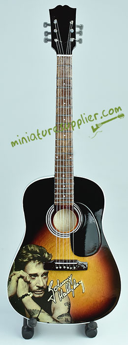 wholesale Miniature Acoustic Guitar Johnny Hallyday production from Bali Indonesia