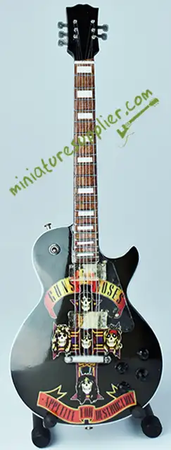 Miniature guitar replica Guns N Roses, Appetite for Destruction guitar miniature