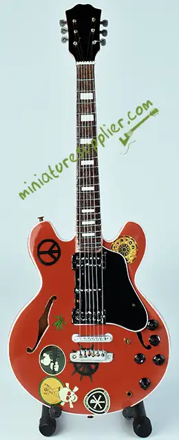 Miniature guitar replica Alvin Lee, Ten Years After guitar miniature
