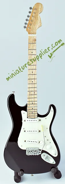 Miniature guitar replica Black stratocaster models