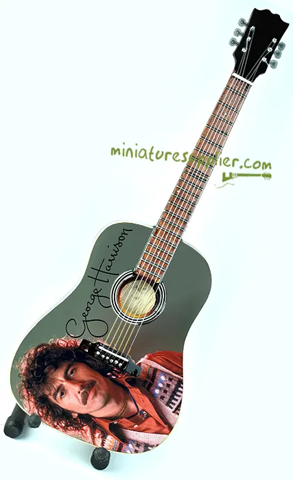 wholesale Miniature Acoustic Guitar Geaorge Horison The Beatles production from Bali Indonesia