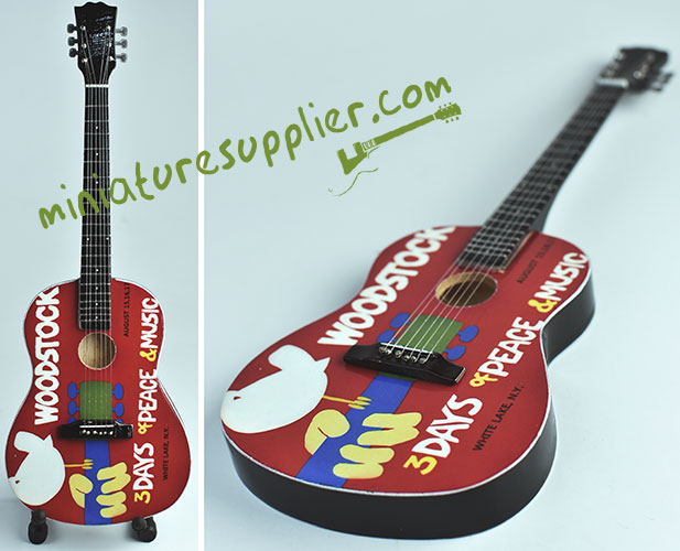 Replica miniature guitar acoustic made in Bali Indonesia