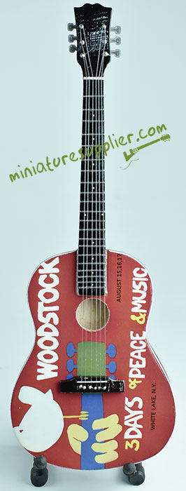 wholesale Miniature Acoustic Guitar Beatles Woodstock production from Bali Indonesia