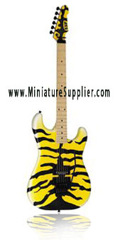 Miniature guitar replica George Lynch tiger