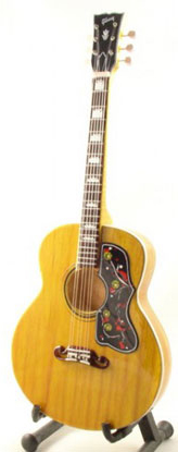 wholesale Miniature Acoustic Guitar J200 natural wood  production from Bali Indonesia