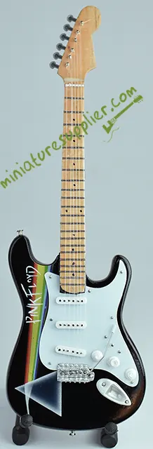Miniature guitar display Pink Floyd, The Dark Side of The Moon