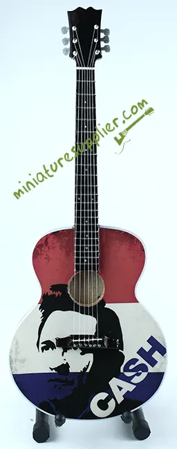 wholesale Miniature Acoustic Guitar Johnny Cash production from Bali Indonesia