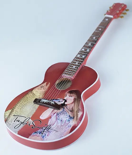 supplier miniature guitar acoustic Taylor Swift Fisher handmade miniature acoustic guitar replica