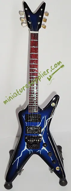 Miniature guitar replica Dimebag Darrell Blue Thunder