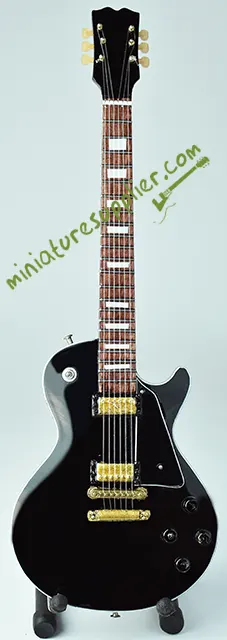 production Miniature guitar replica LP black