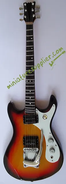 Miniature guitar replica Mosrite Kurt Cobain nice for display collectibles for music lover