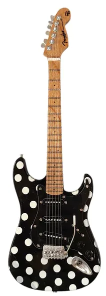 Miniature guitar replica Buddy Guy Polka Dot
