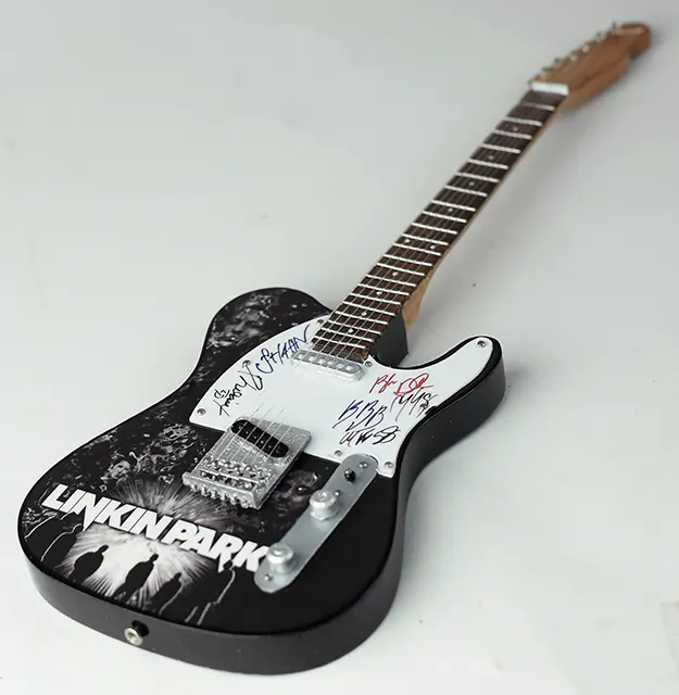 wholesale Miniature guitar Linkin Park with signature model kit