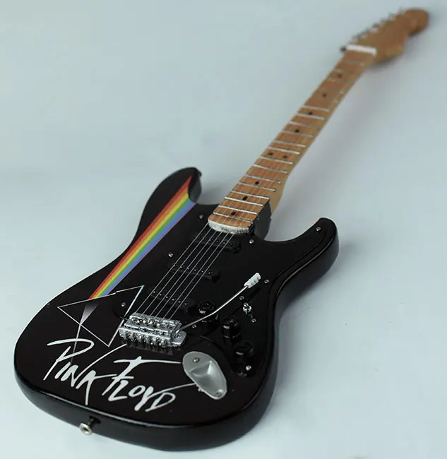 wholesale Miniature guitar replica Pink Floyd with logo