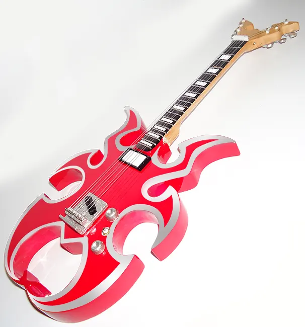 wholesale Miniature guitar replica red Scorpion