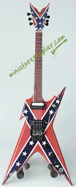 Miniature guitar Dimebag Darrell Rebel Pantera hand made in nice quality