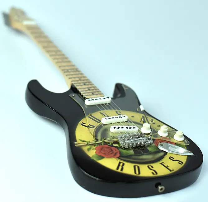 wholesale Miniature guitar replica Guns n Roses Logo