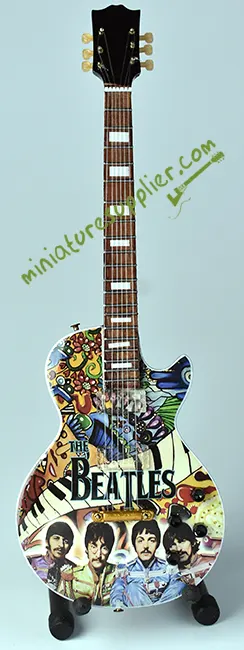 Miniature guitar replica The Beatles Pschedelyc