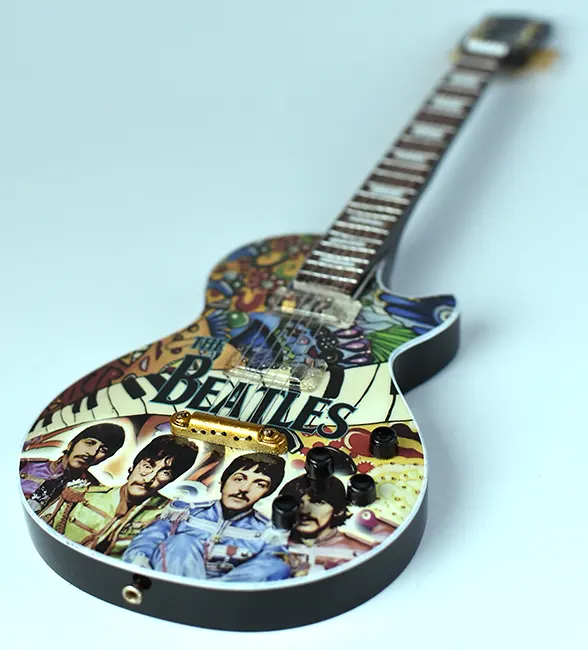 wholesale Miniature guitar replica The Beatles Pschedelyc
