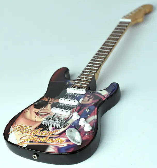 wholesale Miniature guitar replica Michael Jeckson