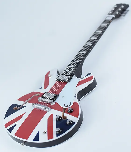 wholesale Miniature guitar replica Union Jack OASI