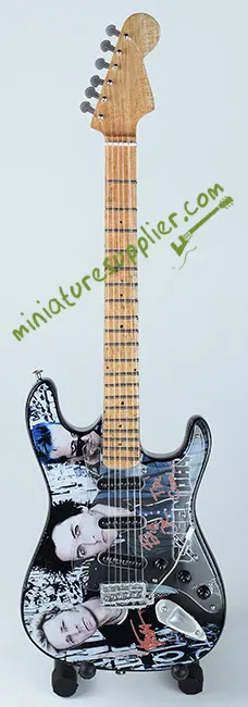 wholesale Miniature guitar Replica Green Day hand made production miniature guitar with beautiful quality finishing