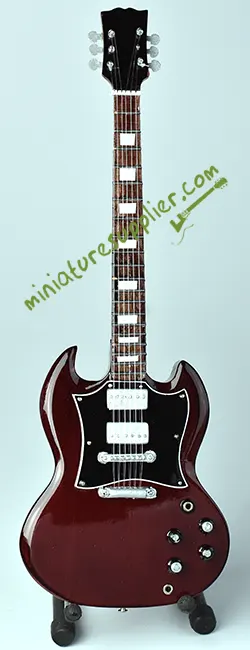 wholesale Miniature guitar Replica Angus Young ACDC guitar hand made production miniature guitar with beautiful quality finishing