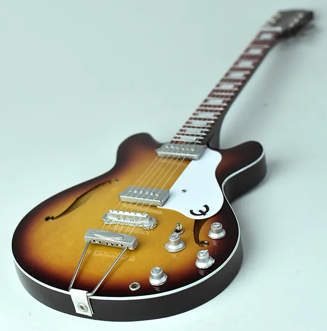 supply miniature guitar Epiphone John Lennon from Bali Indonesia, miniature guitar replica Epiphone John Lennon in handmade production and very cheap price