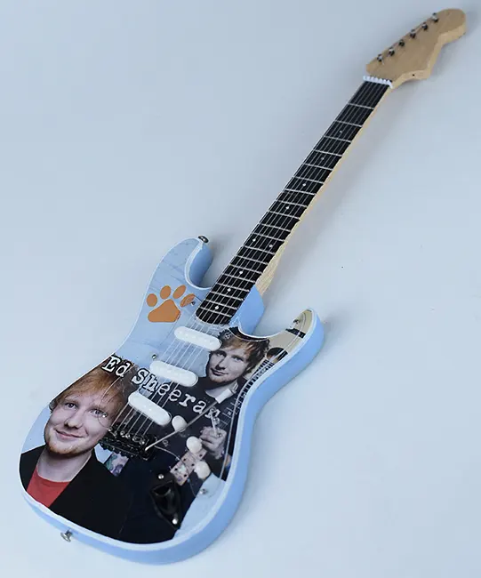 supply miniature guitar Ed Sheeran in handmade production and very cheap price
