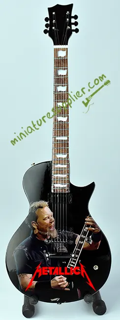 Miniature guitar James Hetfield Metallica hand made in nice quality