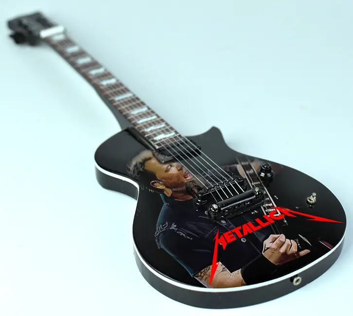 James Hetfield Metallica miniature guitar for sale