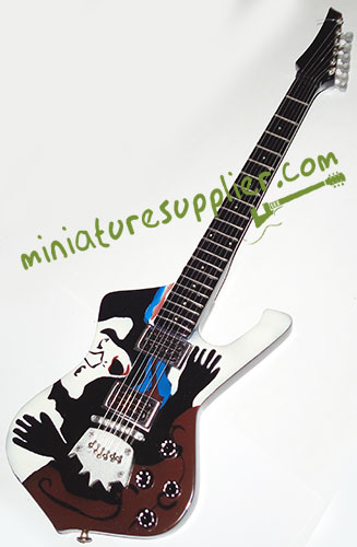 Replica miniature guitar electric made in Bali Indonesia
