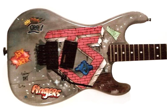 Replica miniature guitar electric made in Bali Indonesia