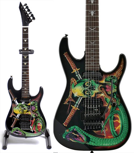 Replica miniature guitar electric made in Bali Indonesia
