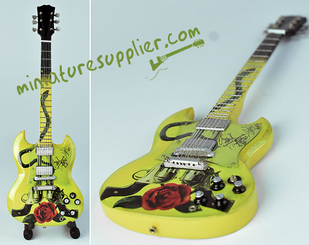 Replica miniature guitar electric made in Bali Indonesia