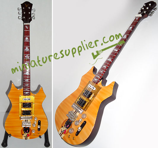 Replica miniature guitar electric made in Bali Indonesia