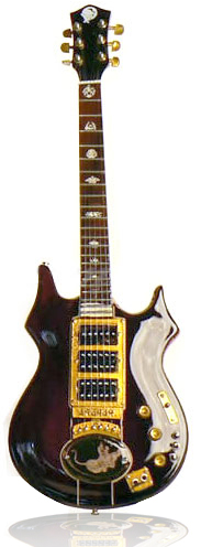 Replica miniature guitar electric made in Bali Indonesia