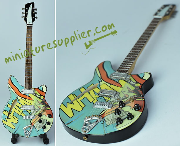 Replica miniature guitar electric made in Bali Indonesia