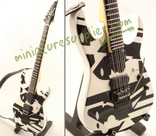 Replica miniature guitar electric made in Bali Indonesia