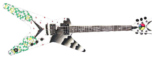 Replica miniature guitar electric made in Bali Indonesia
