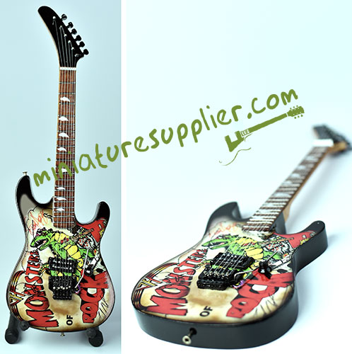Replica miniature guitar electric made in Bali Indonesia