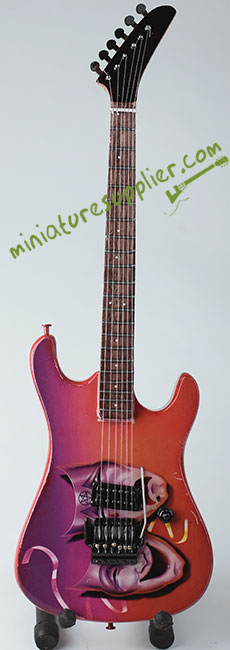Miniature Guitar Motley Crue Guitar Theatre of Pain